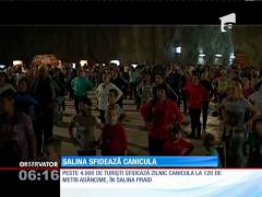 Salina Praid sfidează canicula