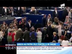 Grecii au patru zile pentru a se salva