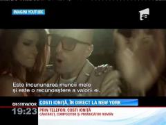 Costi Ioniţă a cântat în Piaţa Rockeffeler din New York