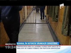 Scrisul în detenţie dăunează cercetării