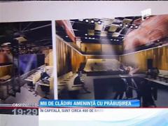 Mii de clădiri din Capitală amenință cu prăbușirea