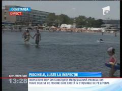 Controale la piscinele de la hotelurile şi pensiunile de la mare