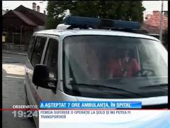 O bătrână de 90 de ani a așteptat 7 ore ambulanța, în Spitalul Judeţean din Braşov!