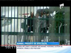 ROBBIE WILLIAMS, pregătit pentru spectacolul din această seară!
