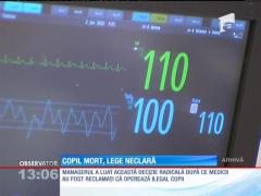 Chirurgii din Cluj se simt legaţi de mâini şi de picioare după moartea Sarei Maria