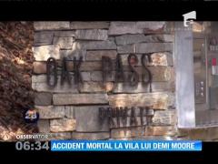 Un bărbat de 21 de ani a fost găsit înecat în piscina vilei lui Demi Moore, de la Los Angeles