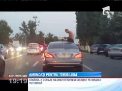 Doi tineri, amendați pentru teribilism