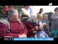 Bombardamentele iau amploare la Doneţk