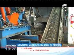 Muncitori morți într-un bazin cu deșeuri