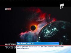 Un cunoscut om de știință și un magnat rus vor să găsească extratereștrii