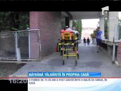 Bătrână tâlhărită în propria casă