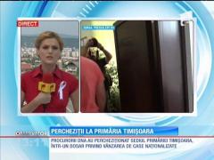 Procurorii DNA au făcut precheziţii la Primăria Timişoara, într-un dosar privind vânzarea de locuinţe naţionalizate