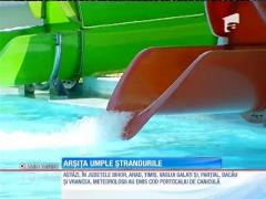 Canicula umple ștrandurile din ţară