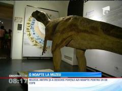 20 de copii au petrecut o noapte la muzeu