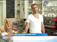 Gelato, înghețata care se face pe loc, pentru cei cu gusturi fine