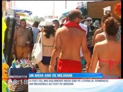 Peste 40 de milioane de euro s-au cheltuit weekend-ul acesta pe litoral