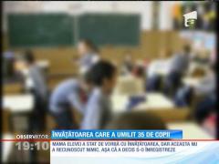 O învăţătoare din Ploieşti își teroriza elevii prin jigniri și pedepse