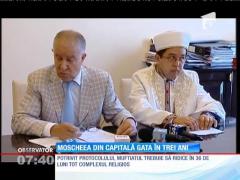 Moscheea din Capitală va fi gata în trei ani