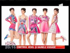 SPECIAL! Colecţie vestimentară inspirată din epitafurile de pe crucile Cimitirului din Săpânţa