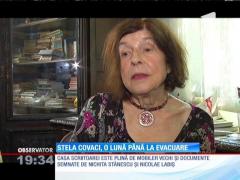 Scriitoarea Stela Covaci, în pericol de a fi evacuată