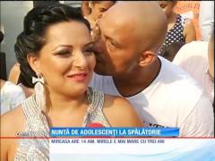 O fată de 14 ani şi alesul ei, cu trei ani mai mare, şi-au unit destinele într-o spălătorie auto