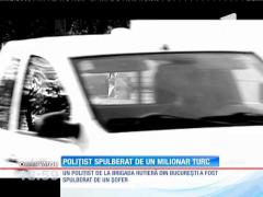 Un poliţist a fost spulberat de o maşină, la o razie!