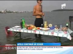 Dunărea a scăzut atât de mult încât a dobândit un nou obiectiv turistic