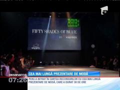 Cea mai lungă prezentare de modă a avut loc în Peru