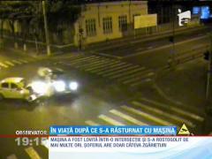 Un şofer din Brăila a scăpat miraculos dintr-un grav accident de circulaţie