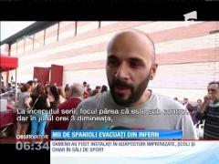 Incendiu devastator de vegetaţie, în Spania