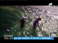 Temperaturi record la Moscova