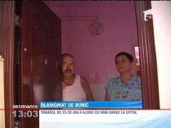 Gest criminal în Arad. Un bunic şi-a înjunghiat nepotul de 4 ori!