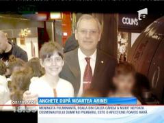 Anchetă după decesul copilei care suferea de meningită