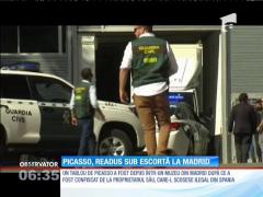 Un tablou de Picasso, confiscat luna trecută în Franţa, a fost adus la un muzeu din Madrid