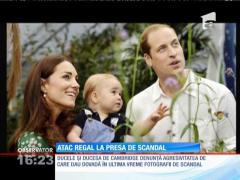Familia regală britanică, atac la presa de scandal. Prinţul George este urmărit peste tot