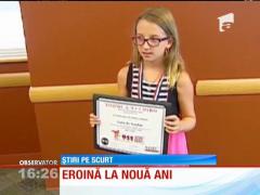 Un model demn de urmat. O fetiţă de doar 9 ani din SUA a devenit eroină după ce şi-a salvat bunicul