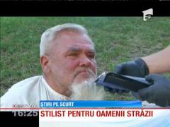 Gest EMOŢIONANT la Kiev! Hair stilist pentru oamenii străzii