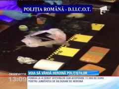 A vrut să vândă o jumătate de kilogram de heroină unor ofiţeri sub acoperire