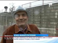 O ploaie torenţială a făcut ravagii în Focşani