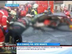 Dramă pe şosea şi în judeţul Bistriţa Năsăud! Și-a ucis fiul într-un accident auto!