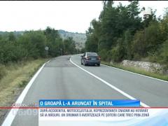 Era să moară pe Transalpina, din cauza unei gropi