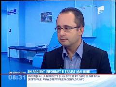 Pacienţii au la dispoziţie o linie telefonică gratuită şi un site de unde pot afla care le sunt drepturile