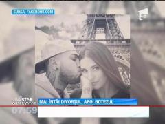 Alex Velea vrea mai întâi să se finalizeze divorţul Antoniei, apoi botezul