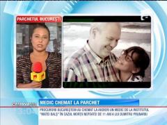 Audieri la Institutul "Matei Balş", în cazul morţii nepoatei lui Dumitru Prunariu