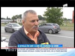 Un polițist atacat de un interlop trăiește la limita morții