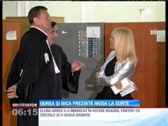 Elena Udrea și Alina Bica, parada modei la Înalta Curte