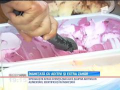 Îngheţata din România e plină de aditivi și extra zahăr!