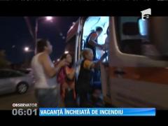 Incendiu, izbucnit la centrala termică de la parterul unui hotel din Mamaia