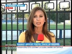 Un rugbist din lotul naţional a fost arestat pentru trafic de droguri