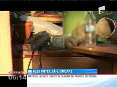 Un flex putea să-l omoare pe un bătrân de 75 de ani